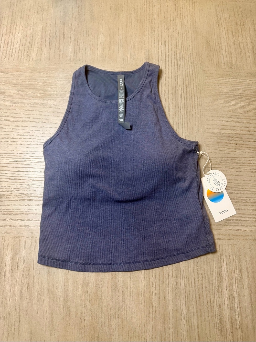 Vuori Women's Blue Racerback Tank Top